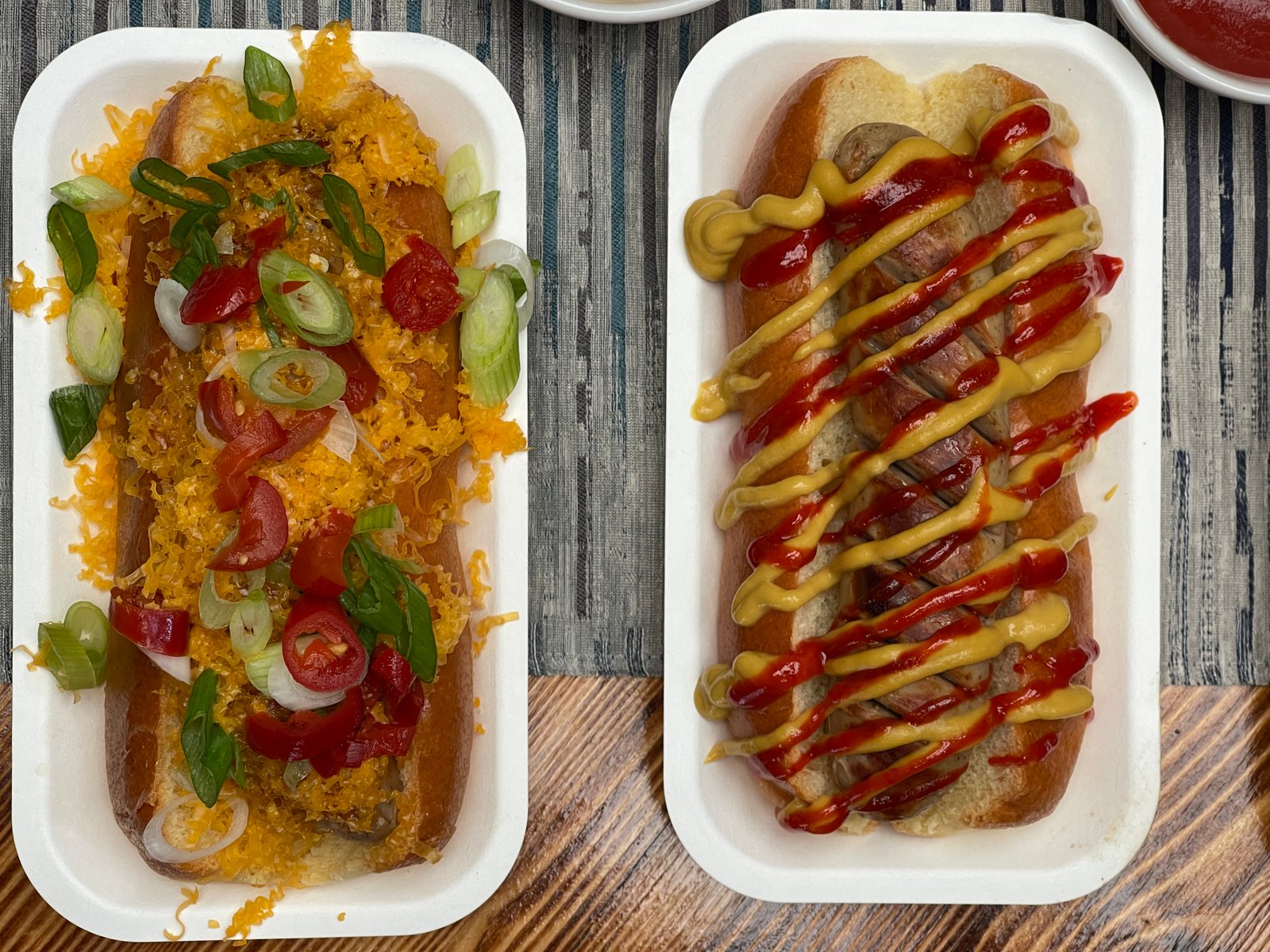 Loaded hot dogs
